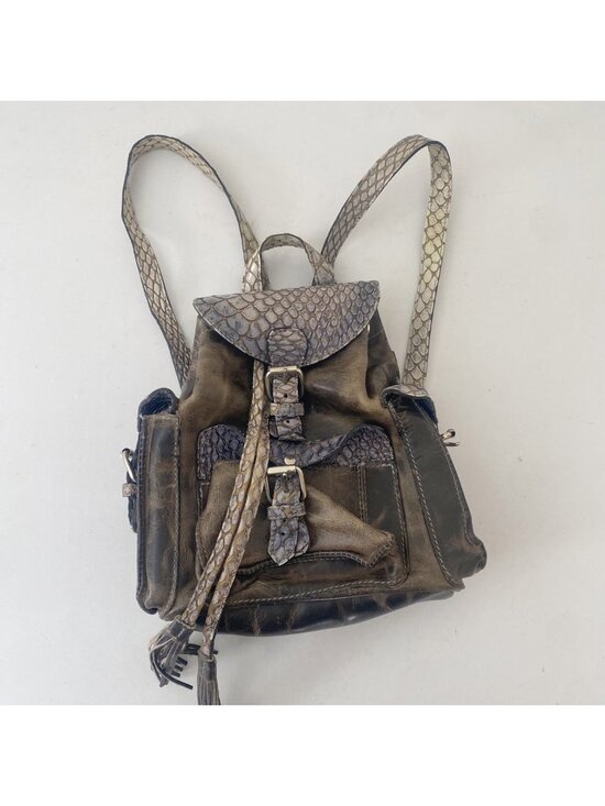 freebird Handbags - Freebird Brett Backpack Leather Purple